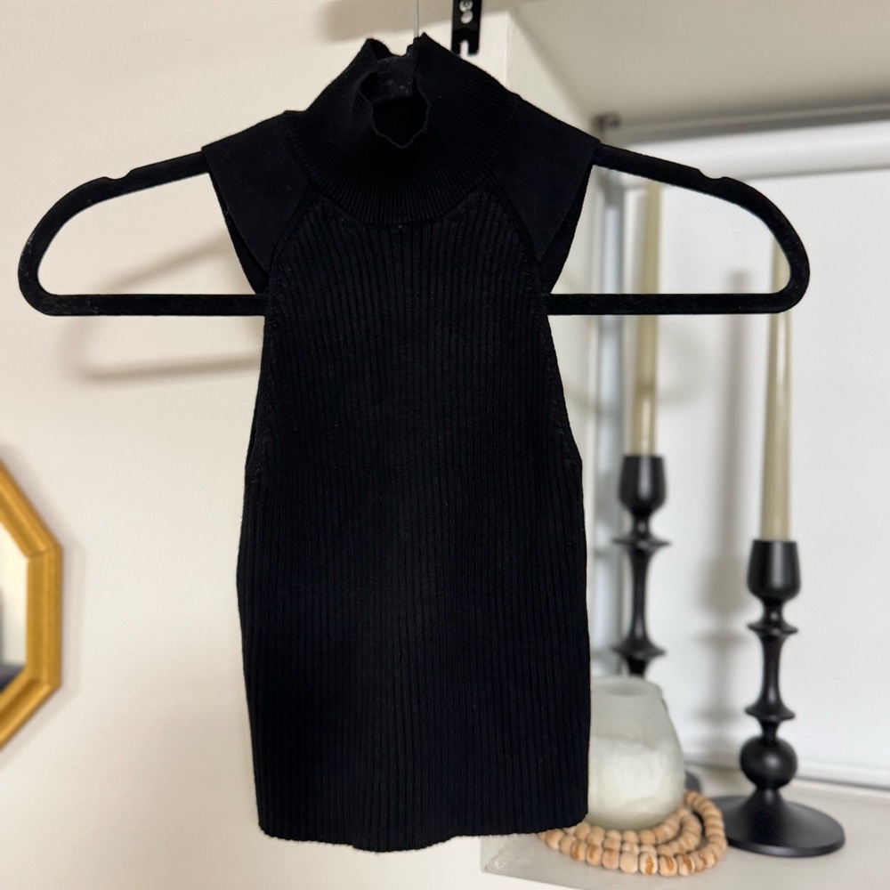Dynamite Mock Neck Short Sleeve Top